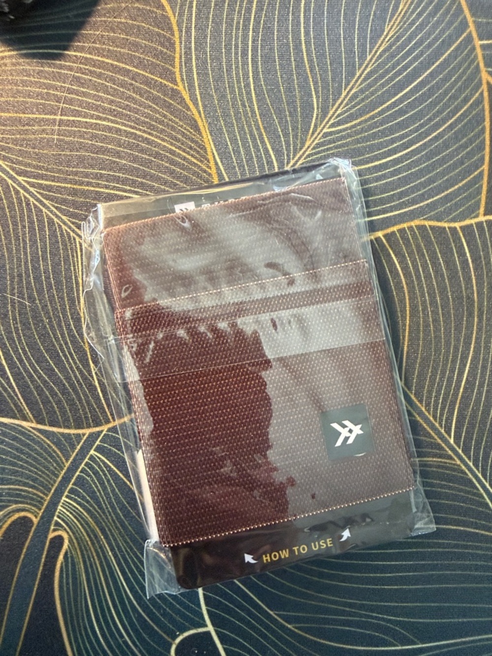 Elastic Wallet - Brown Card & Money organizer